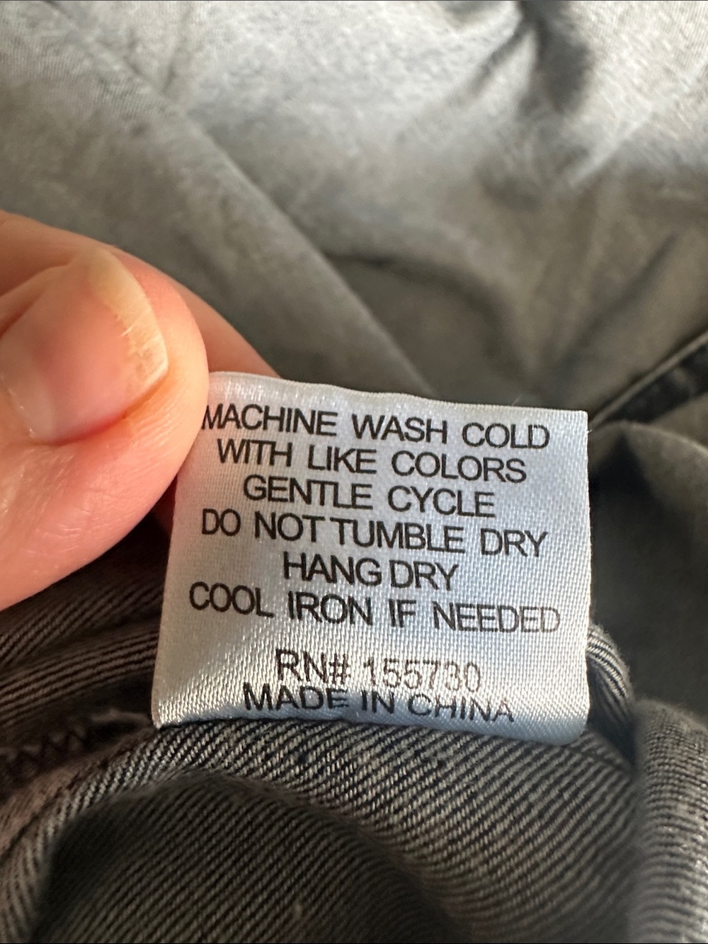 Jane + Delancey Acid Wash Denim Western Snap Shacket Shirt XL - Picture 7 of 7